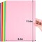 235 Sheets Construction Paper, Heavy Duty Craft Paper A4 Colored Art Cardstock 150 GSM 12 Colors for DIY Crafts Card Making Scrapbook Classroom Supplies